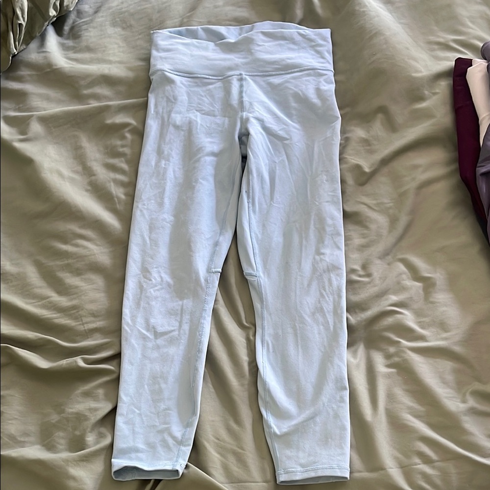 Light Blue High-Waisted Leggings